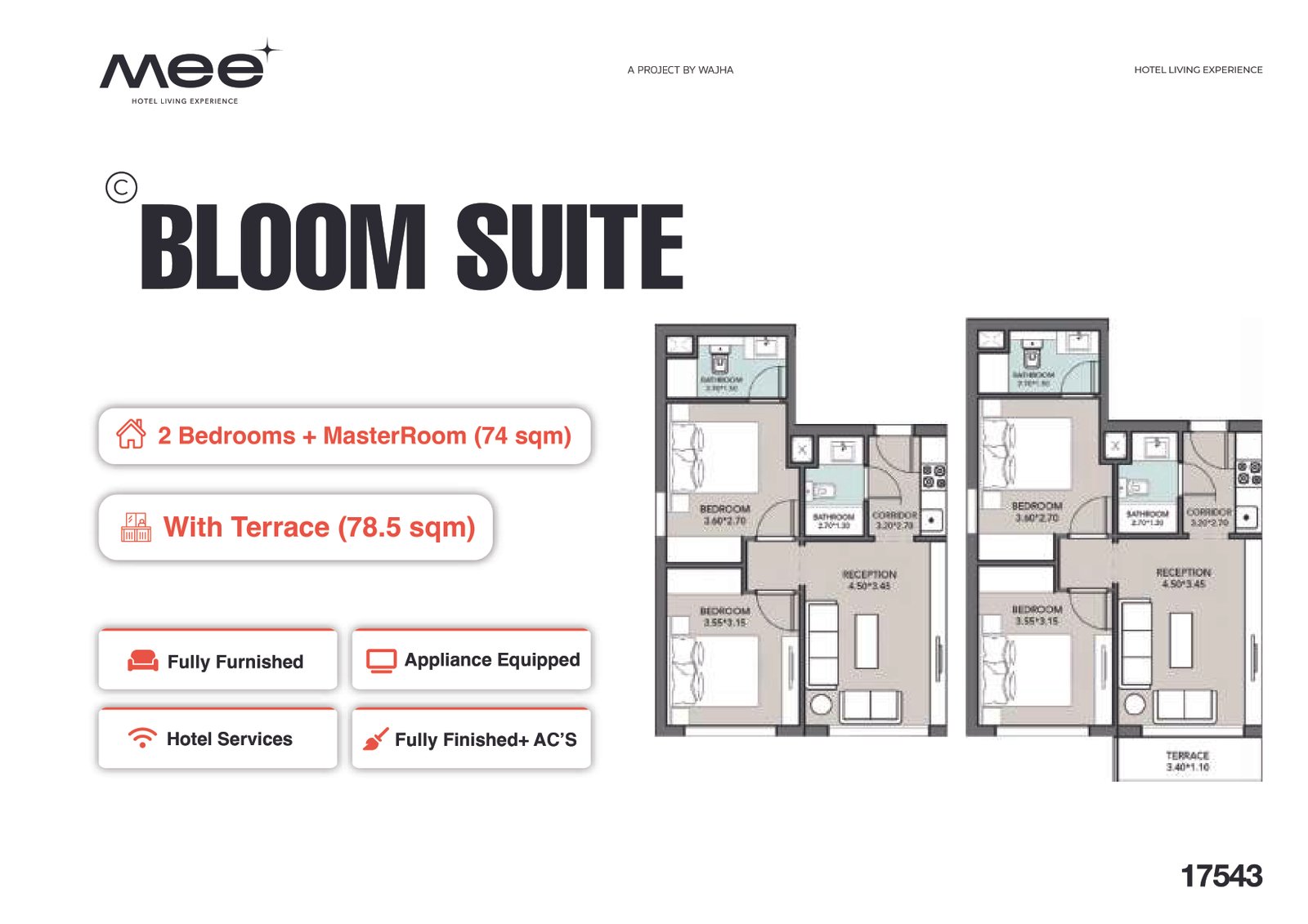 BLOOM SUITE Floor Plan